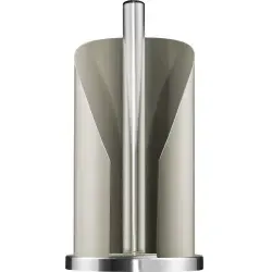 Wesco Papierrollenhalter 322104-03, Neusilber - Praktischer Küchenpapierrollenhalter aus Edelstahl, ideal für die Küche oder als stilvoller Toilettenpapierständer. Mit Handgriff und standfestem Sockel für einfachen Zugriff.