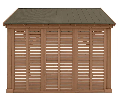 WESTMANN Pavillonseitenteil Yukon 323x227 cm - Pavillon-Seitenteile aus 100% FSC-zertifiziertem Cedar-Holz, ideal als Windschutz und Schattenspender für mehr Privatsphäre im Garten.