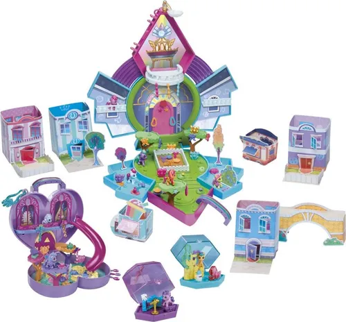 Mein Kleines Pony Magie Mini Sammlung Equestria - Hasbro F4381 - Action- & Spielfiguren, bezauberndes Mini-Welt Bundle für kreative Abenteuer mit deinen Lieblingsponys!