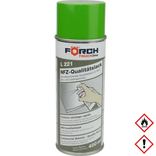 Spraydose DEUTZ GRÜN Lackspray Förch L221 Landmaschine Traktor LKW