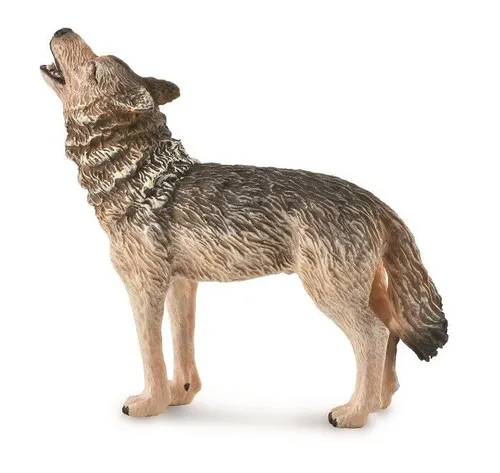 Collecta 88844 Timberwolf heulend 8 cm Wildtiere