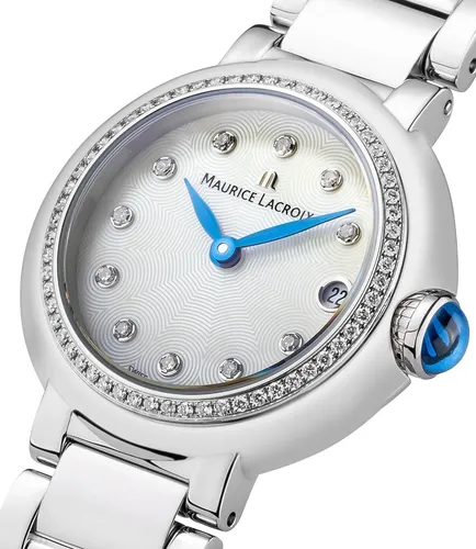 Maurice Lacroix Fiaba Diamonds Damenuhr FA1003-SD502-170-1 mit 71 Diamanten NEU
