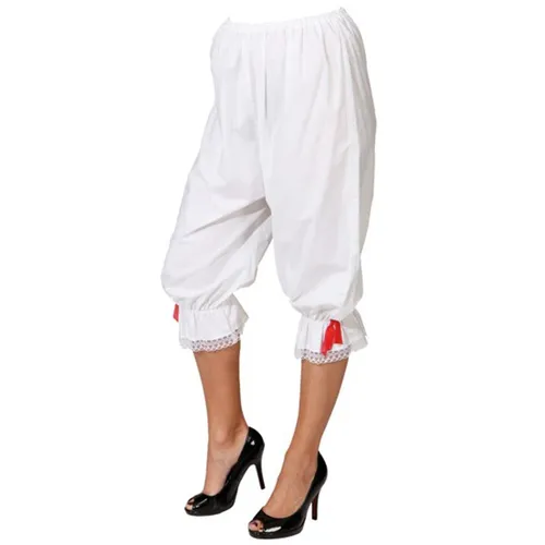 Frauen Pants Leinenkniehose weiße Liebestöter M/L 42/44 für Fasching Karneval
