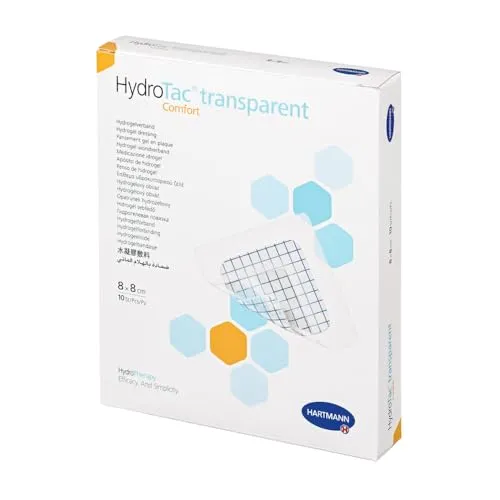 Hydrotac Transparent Comfort Hydrogelv.6 - 10 St - Arzneimittel für komfortable Wundversorgung, rezeptfrei erhältlich und ideal für empfindliche Haut.
