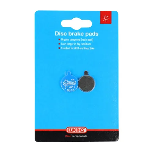 Alhonga SNG mechanische VTT-Bremsbeläge (Elvedes Soft Organic) (Paar auf Karte)