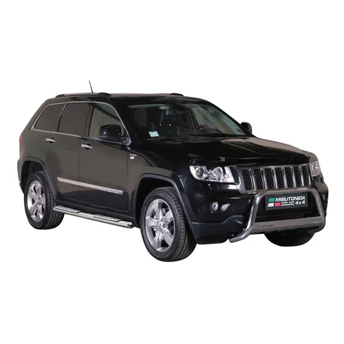 OMAC Kfz-Schmutzfänger Edelstahl Seitenschweller für Jeep Grand Cherokee 2010-2013, Rutschfest und Langlebig - Fahrzeugspezifische Trittbretter aus rostfreiem Stahl AISI 304. Schützen Sie Ihre Karosserie und erleichtern Sie das Einsteigen. Inklusive Montageanleitung und Installationsmaterial für eine einfache Anbringung.