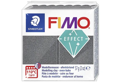 STAEDTLER Mod.masse Fimo effect grau metall