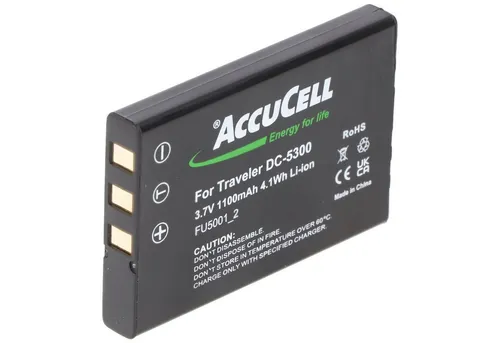 Produktbild AccuCell AccuCell Akku passend für Traveler DC-6300, EE-Pack 330 Akku 950 mAh (3,7 V)