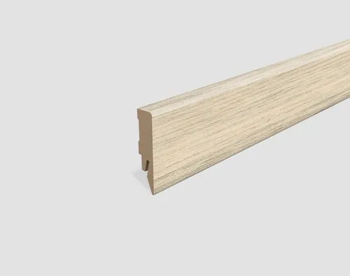 EGGER Sockelleiste L558, L: 240 cm, H: 5.8 cm, 2,40m, passend zu Fußboden Almington Eiche beige