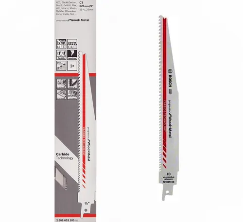 Bosch 1x Säbelsägeblatt S 1156 XHM 300 mm Progressor für Holz & Metall