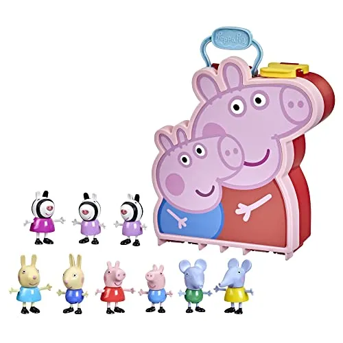 Peppa Pig Peppa, George und Freunde (F21735L1) - Puppen und Spielzeugfiguren, farbenfrohe Charaktere für kreatives Spielen und fantasievolles Rollenspiel.