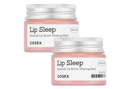 COSRX Lip Sleep Ceramide Butter Lippenmaske, 2-tlg. – Intensivpflege für Ihre Lippen - Die COSRX Lip Sleep Ceramide Butter Lippenmaske bietet intensive Feuchtigkeit und Pflege für trockene Lippen. Ideal für die Nacht, um Ihre Lippen weich und geschmeidig zu halten, während Sie schlafen. Ein unverzichtbares Pflegeprodukt!