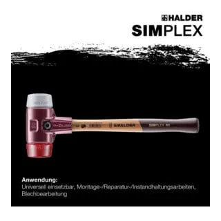 HALDER SIMPLEX-Schonhammer 3036.050