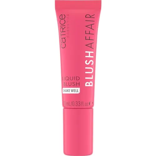 Catrice Blush Affair Liquid Blush, Rouge, Nr. 010, Pink, hochpigmentiert, sofortiges Ergebnis, natürlich, matt, vegan, ohne Parfüm, ohne Alkohol, ohne Konservierungsstoffe, 1er Pack (10ml)