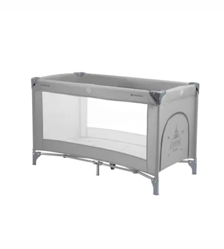 Kikkaboo Baby-Reisebett So Gifted - Praktisches Reisebett mit 2 Ebenen und weicher Matratze, ideal für Zuhause und unterwegs. Leicht aufzubauen, mit Tragetasche und großen Sichtfenstern für optimale Sicherheit.