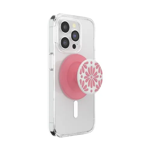 Produktbild PopSockets Phone Grip for MagSafe with Kickstand, Magnetic Stand, Swappable Top, Secure Hold for iPhone MagSafe Cases, Phone & Tablet Grip, Cute PopSockets - Glazed Putty