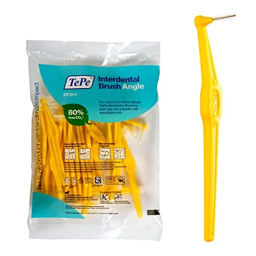 TePe Interdentalbürsten Angle GELB 0,7 mm, 25 Stück