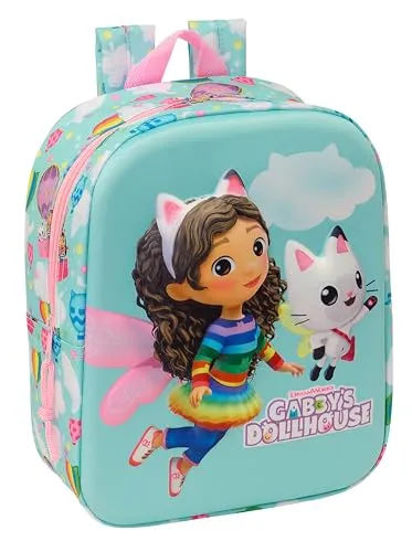 Safta Gabby´s Dollhouse 3d Mini Backpack One Size