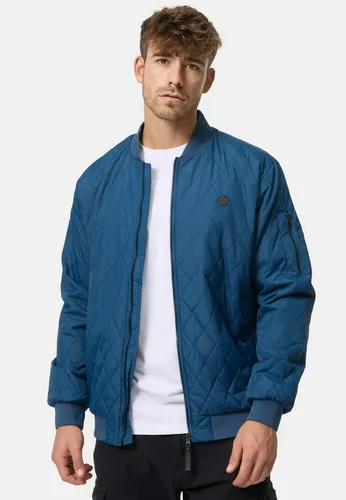 Indicode Bomberjacke Herren Novak Übergangsjacke Herrenjacke Bomberjacke mit Kontrastfutter