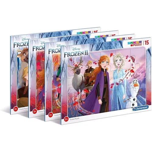 CLEMENTONI Puzzle Eisreich 2: Von Angesicht zu Angesicht 15 Teile