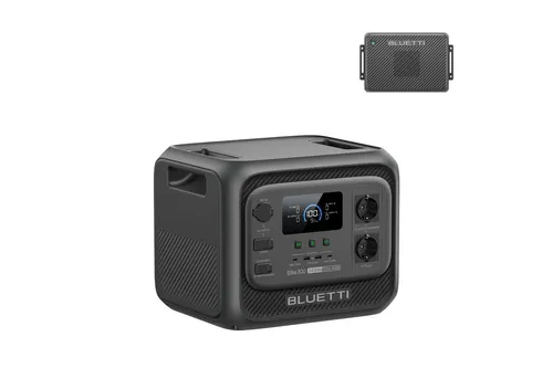 BLUETTI Stromerzeuger Elite 300 - Tragbare PowerStation 2400W - Kompakter Stromgenerator mit 2400W Leistung, ideal für Notstromversorgung oder Outdoor-Aktivitäten. Flexibel mit mehreren Anschlüssen für Ihre Geräte.