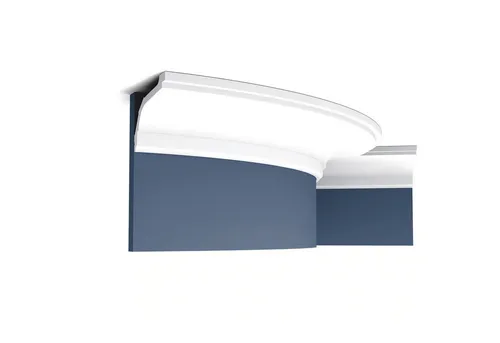 Orac Decor Flexprofil C220F - Flexible Eckleiste 2 m - Hochwertige flexible Eckleiste aus Purotouch® für elegante Wand- und Deckengestaltung. Ideal für gebogene Wände und Rundungen, vorgrundiert und bereit für kreative Projekte.