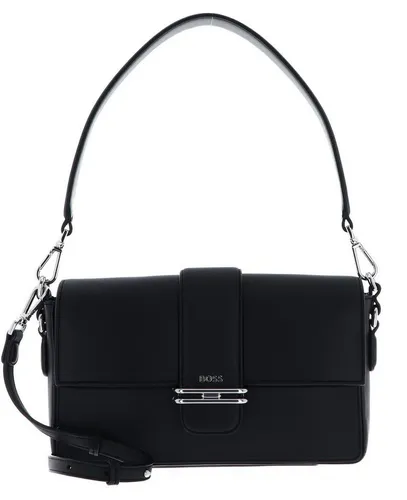 BOSS Umhängetasche Shoulder Bag - Umhängetasche aus hochwertigem Polyurethan und Polyester, abnehmbarer und verstellbarer Schulterriemen für optimalen Tragekomfort.