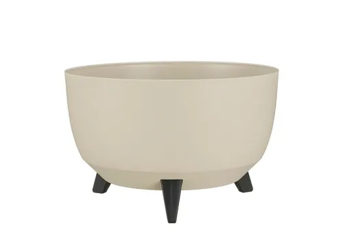 Mica Decorations Doppio Pflanzenständer 20,5 x Ø40 cm - Der beige Doppio Pflanzenständer von Mica Decorations bietet eine elegante und neutrale Basis für Ihre Pflanzen im Außenbereich. Ideal für stilvolle Garten- und Terrassengestaltung! Der robuste Stand sorgt für Stabilität und Langlebigkeit.