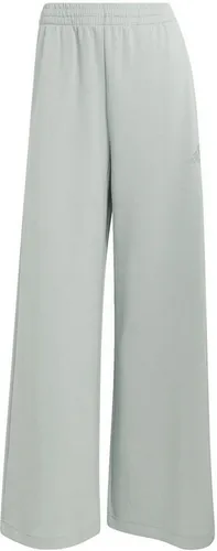 adidas Damen Soft LUX Gerade Leg Pants, Wonder Sage, XXL - Bequeme, locker geschnittene Hosen mit Kordelzug aus 51 % recyceltem Polyester. Der mittelhohe Bund und das UV-schützende Material bieten zusätzlichen Komfort für den Alltag.