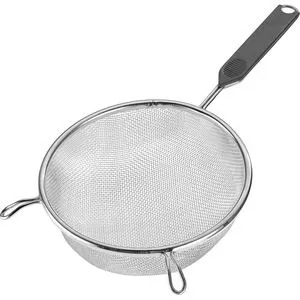 Westmark Küchensieb Traditionell 12832270, Ø 16cm, Edelstahl / Kunststoff, silber / schwarz