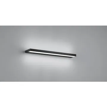 Helestra Slate Wandleuchte LED 60 cm - Schwarz - Moderne Wandlampe mit energieeffizienter LED-Technologie, ideal für stimmungsvolle Beleuchtung in Wohnräumen.