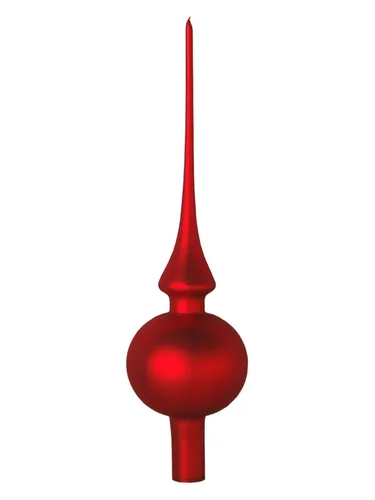Krebs Glas Lauscha Baumspitze in Rot - (L)26 cm, Damen von Krebs Glas Lauscha