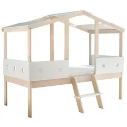 Boxxx Hausbett 90x200 cm aus massivem Kiefernholz von Begabino