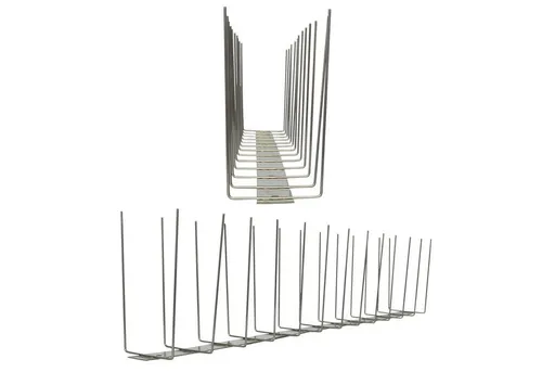 PestSystems Taubenspikes 1 Meter (2 x 0,5m) Taubenspikes 2-reihig auf V2A-Titan