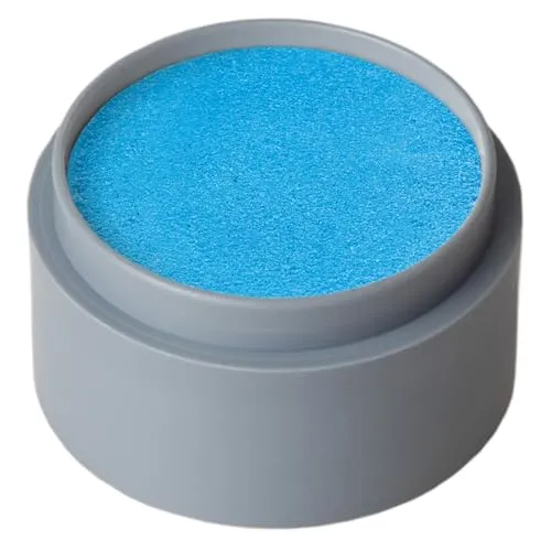 Grimas Water Make-up Pearl, 15ml, kornblumenblau, glänzende Wasserschminke für Gesicht und Körper, trocknet schnell, starke deckkraft, sehr verträglich