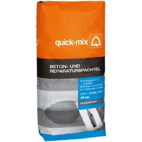 Quick-Mix Beton- und Reparaturspachtel Zementspachtel 10 kg