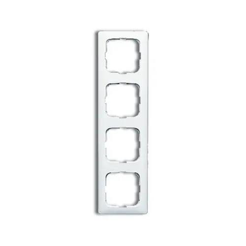 Busch-Jaeger Abdeckrahmen 4-fach Reflex SI Linear, alpinweiß, 2514-214K-102