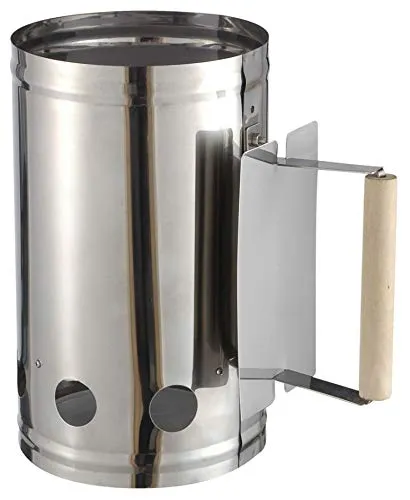 XXL Kohleanzünder Edelstahl