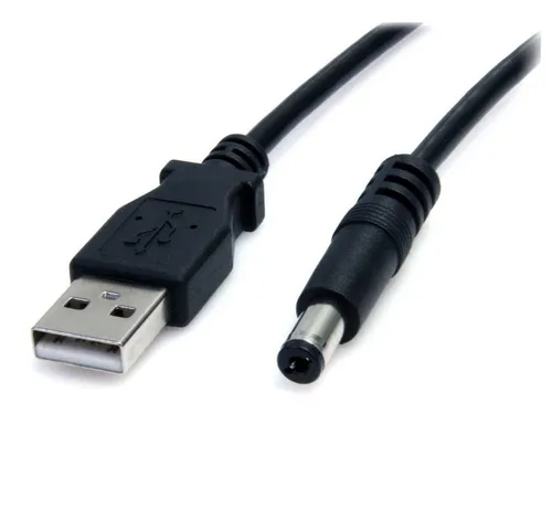 conecto Lade-Kabel USB-Stecker Typ A auf DC-Hohlstecker (5,5 x 2,5 mm, 60 cm) USB-Kabel