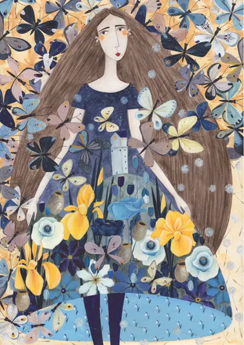 D-Toys Puzzle Andrea Kürti Frühling 1000 Teile Kunst Puzzle