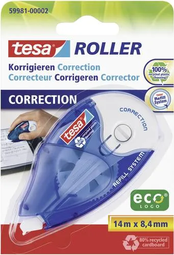 TESA Korrekturroller ROLLER 59981 8.4mm Weiß 14m 1St. von tesa