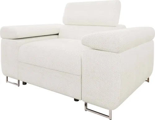 MIRJAN24 Sessel Torezio - Polstersessel mit verstellbaren Kopfstützen - Fernseh- & Relaxsessel mit anpassbaren Kopfstützen für optimalen Komfort, Maße: 134x102x70-90 cm, ideal für Ihr Wohnzimmer.