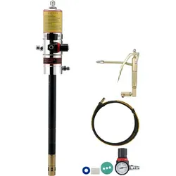 VEVOR Luftbetriebene Fettpumpe mit 50:1 Druckverhältnis - Schmiermittel für Autos, Landmaschinen und Yachten; pumpt bis zu 740 g Fett pro Minute und sorgt für müheloses Abschmieren.