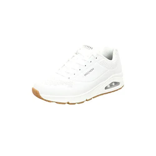 Skechers Herren Uno Stand On Air Sneaker - Herren-Sneaker mit luftgepolsterter Skech-Air-Zwischensohle und bequemer Memoryschaum-Einlegesohle für ultimativen Komfort und Stil.