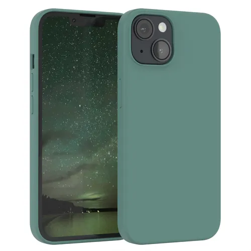 Für Apple iPhone 14 Silikonhülle Handyhülle Schutz Back Cover Handy Hülle Grün