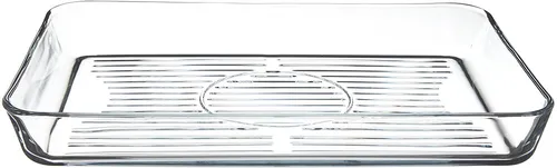 Grill Borcam-Set Backform Glas Auflaufform Servierform Glasauflaufform