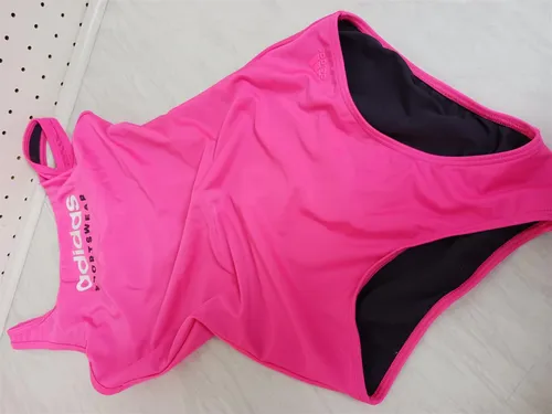 Adidas - U-Back Swimsuit Kids Badeanzug - Lucid Pink - 13-14 Years -- 1382/1001