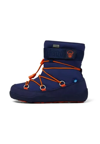 Affenzahn Winterstiefel Vegan Snowy Elephant Blau 31 EU - Wanderschuhe für Jungen, vegan und wasserdicht mit warmem Innenfutter für optimalen Komfort und Schutz bei kaltem Wetter.