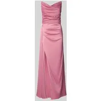 V.M. Abendkleid mit Wasserfall-Ausschnitt in Rosa, Größe 38 in pink von Vera Mont