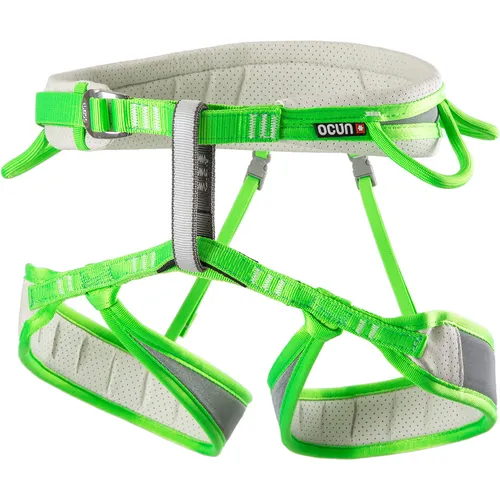 Ocun Neon Klettergurt in Grün (M) - Kletterausrüstung mit innovativem Design, ideal für Sicherheit und Komfort beim Klettern.